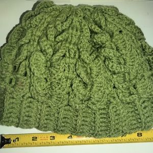 Green Crochet Hat